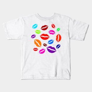 Rainbow kisses Kids T-Shirt